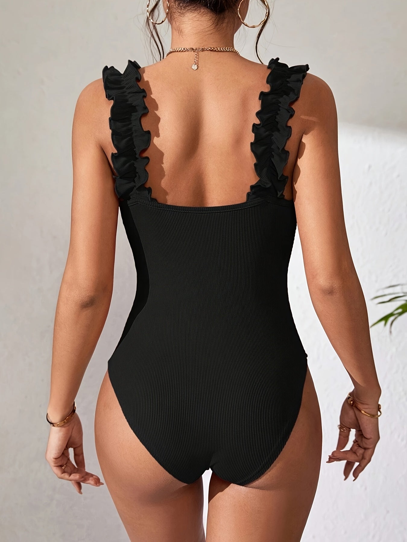 Sculpt Black - Body noir à Bretelles Épaisses