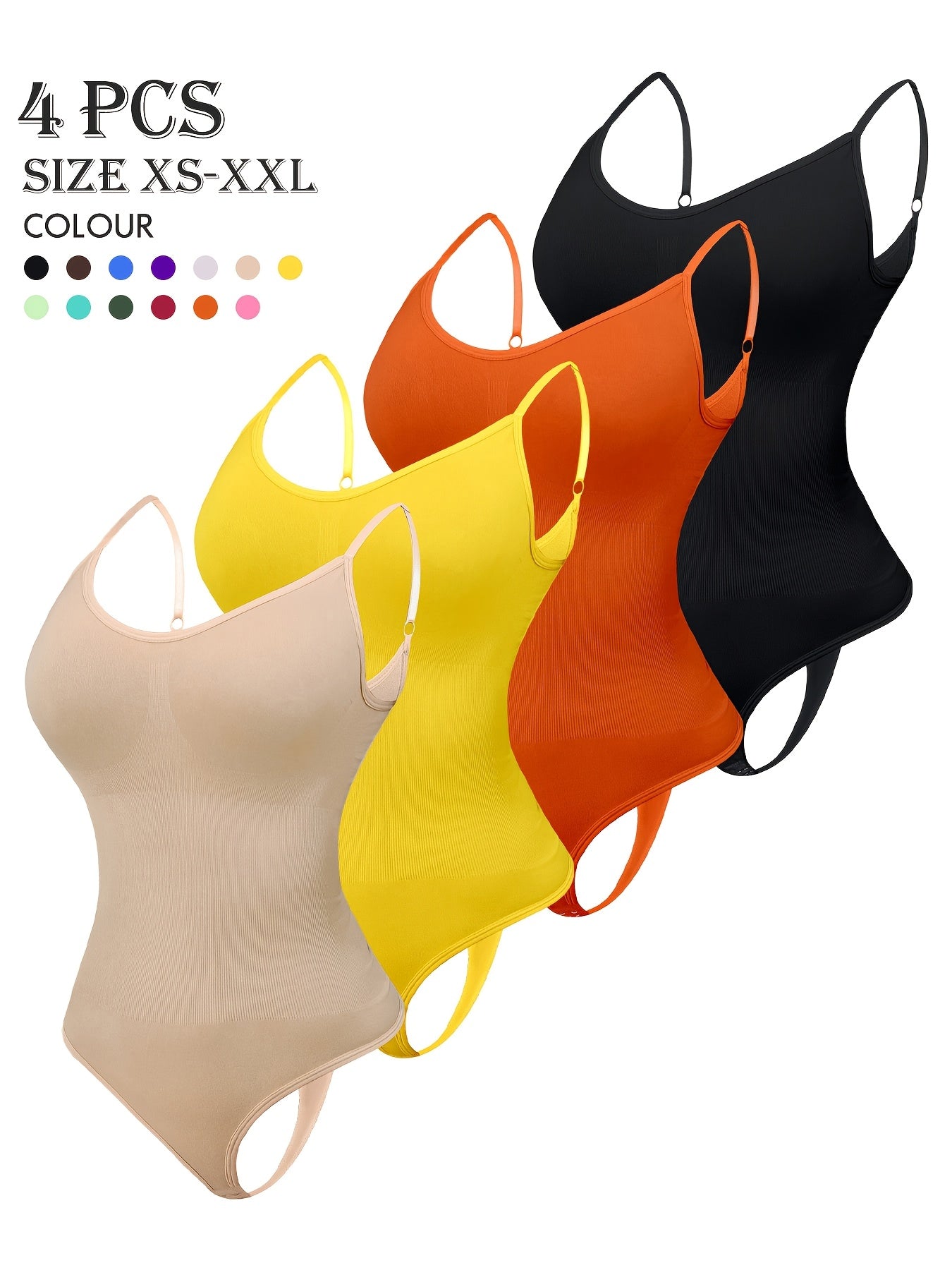 Silhouette Parfaite - Lot de 4 Bodys