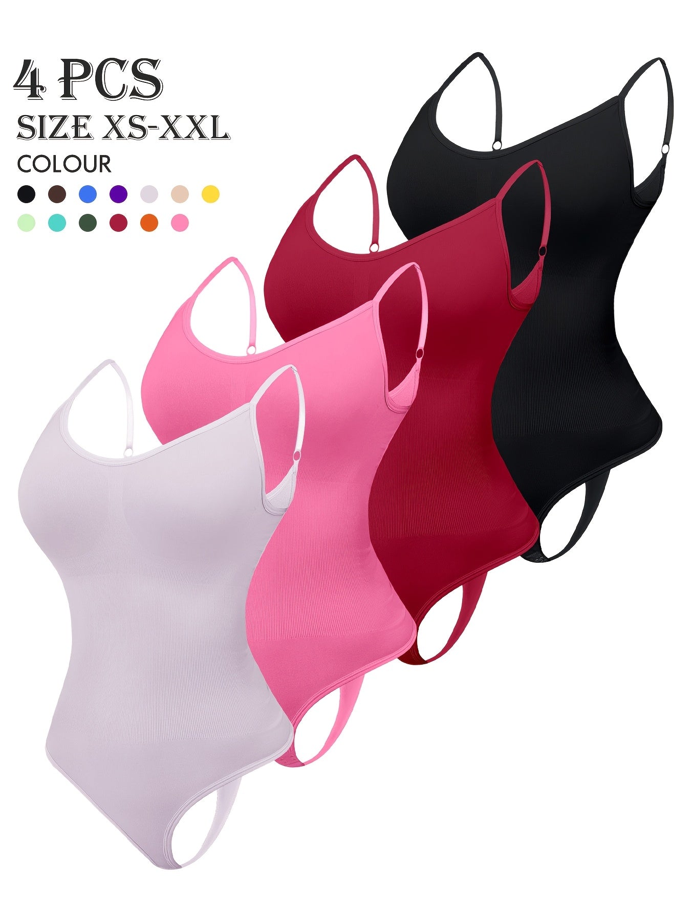 Silhouette Parfaite - Lot de 4 Bodys